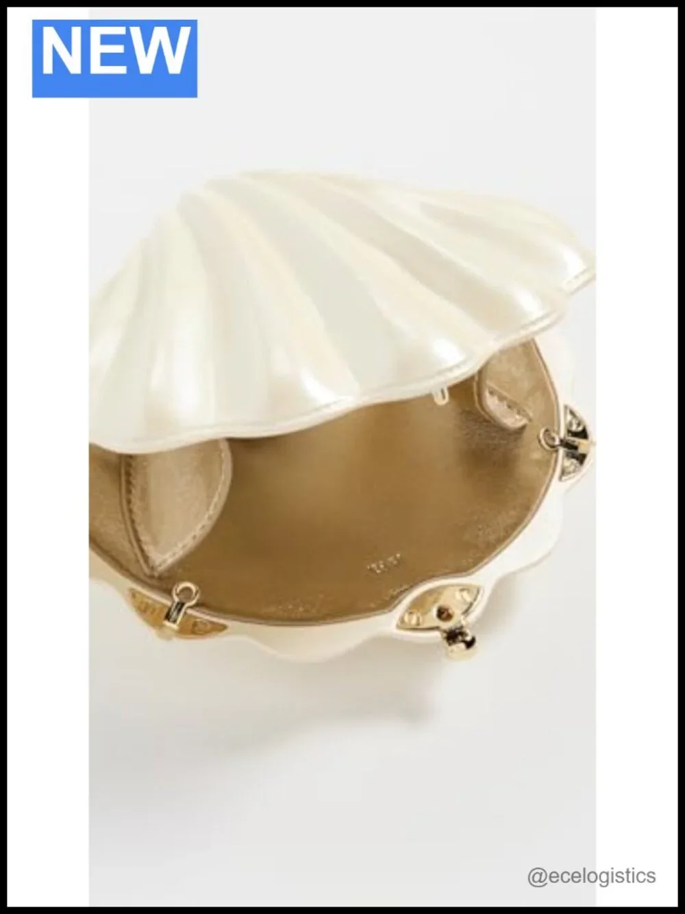 JW PEI Shell Clutch - Gold Hardware, Handbag